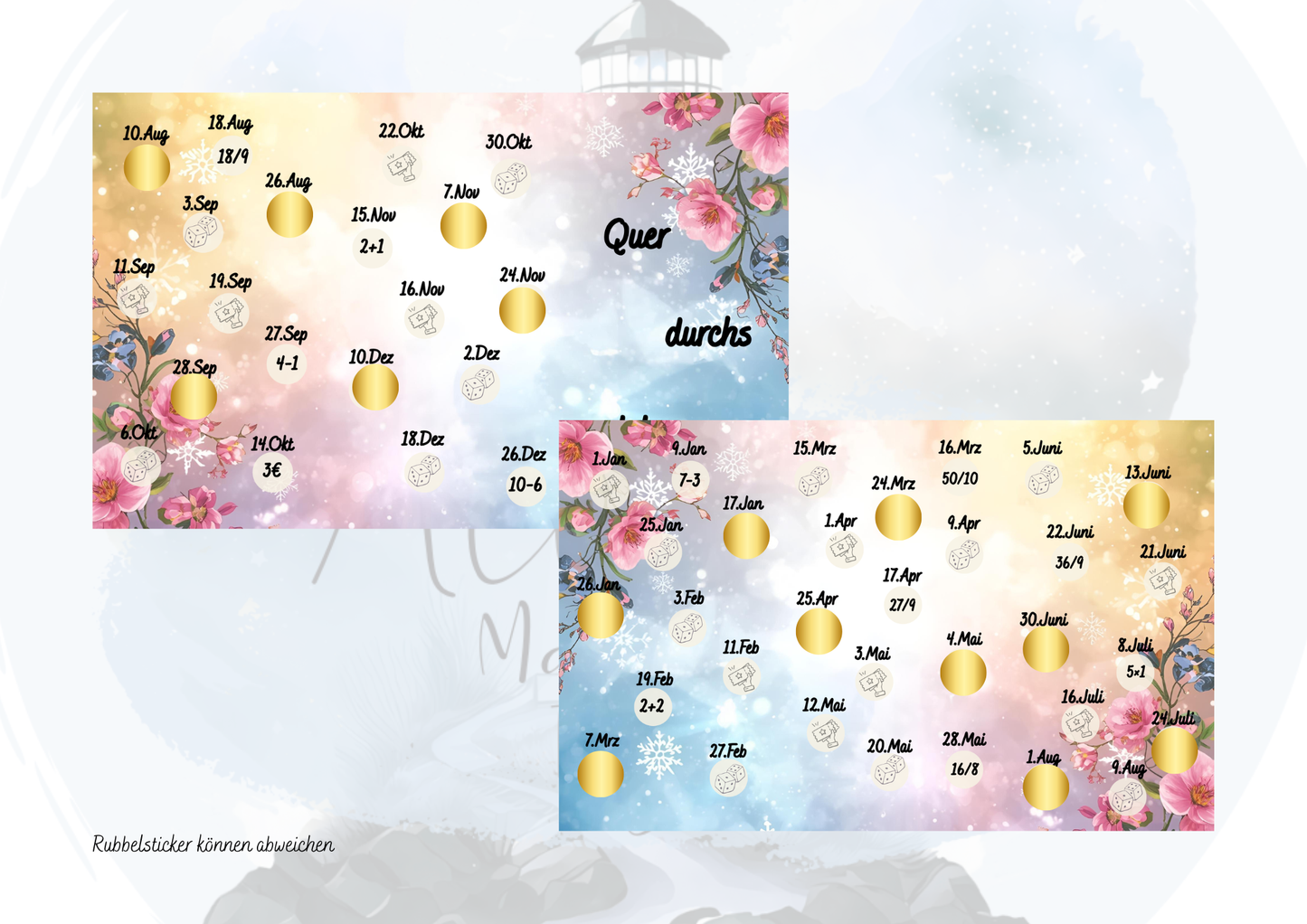 Quer durchs Jahr Sparchallenge