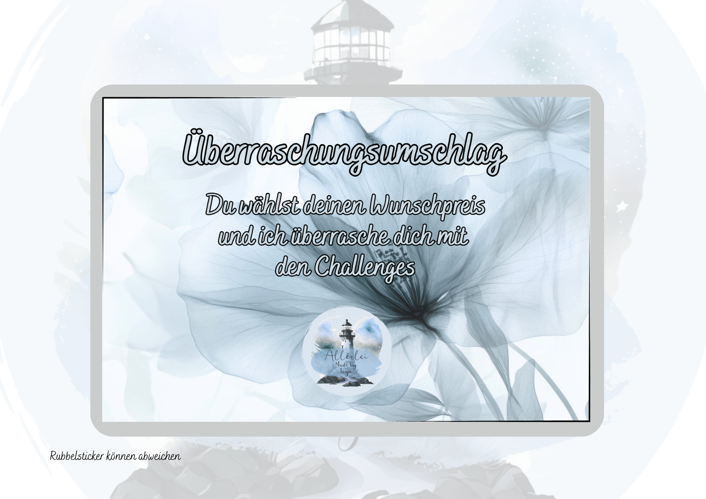 Der „Allerlei made by Tanja Überraschungs-Umschlag“ | Exklusive Challenge-Vielfalt zum Sparpreis | Inklusive seltener Restposten!