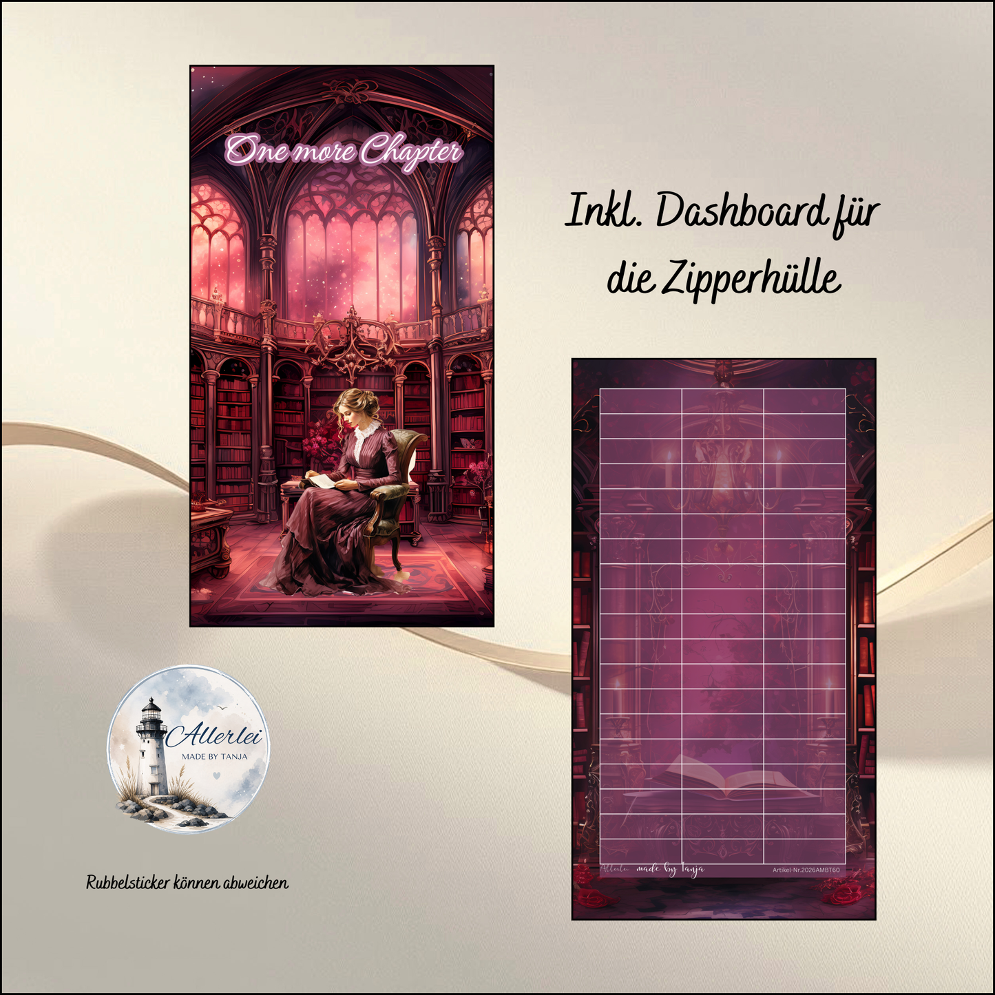 One More Chapter Mini Jahreschallenge – Sparchallenge mit Rubbelfeldern, Losen & Würfeln | Budget Binder Sparspiel