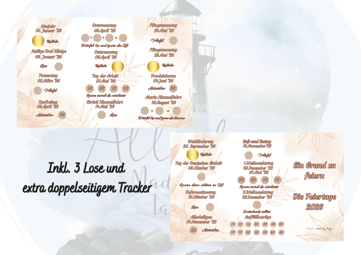 Ein Grund zu feiern - Die Feiertage im Jahr 2026