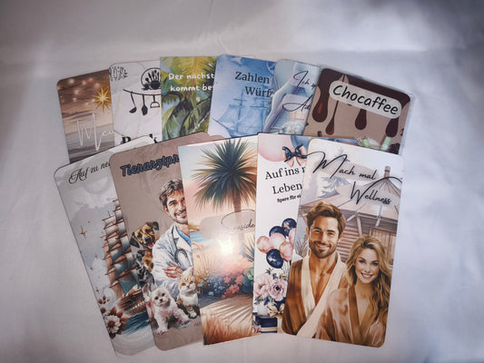 B Ware Dreierklappkarten ohne Zubehör nach Zufallsprinzip