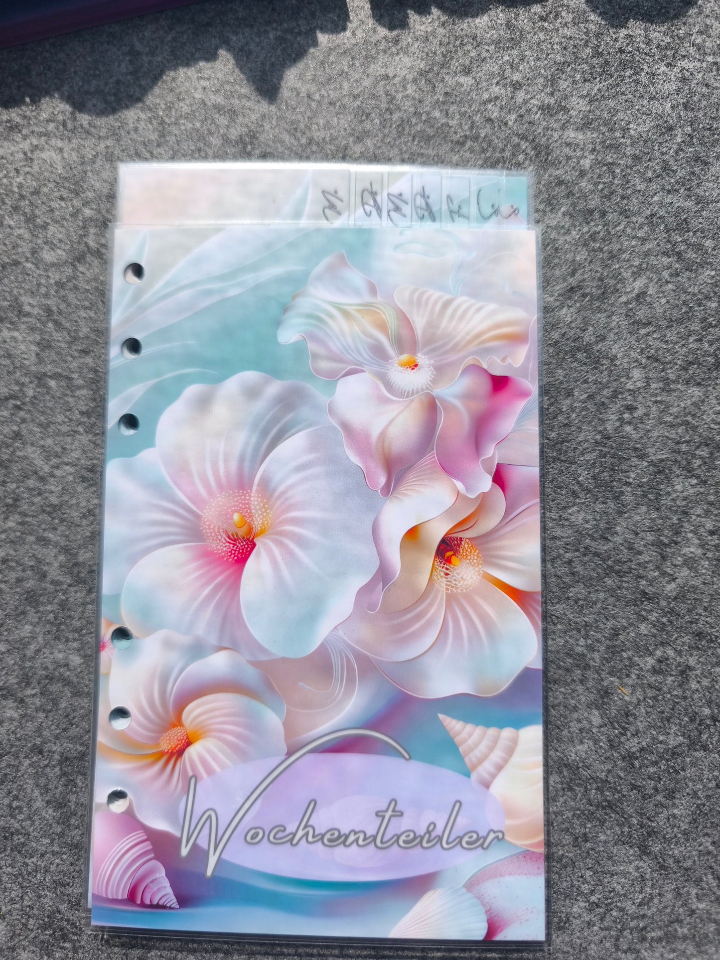 Wochenregister in zwei Designs
