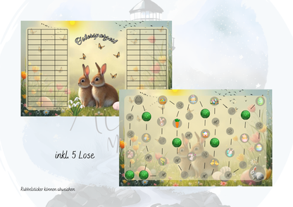 Ostersparzeit, das Sparset – spielerisch sparen zu Ostern