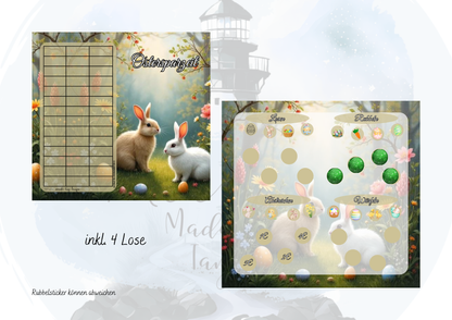 Ostersparzeit, das Sparset – spielerisch sparen zu Ostern