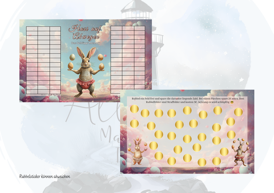 🐰💸 Sparchallenge „Hasi auf Abwegen – Das Schlüppimemory“