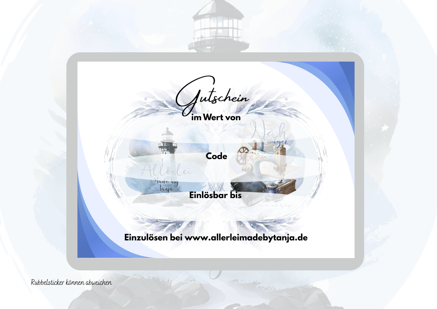 Das perfekte Geschenk: Allerlei made by Tanja -Gutschein für Sparfüchse & Planer-Liebhaber