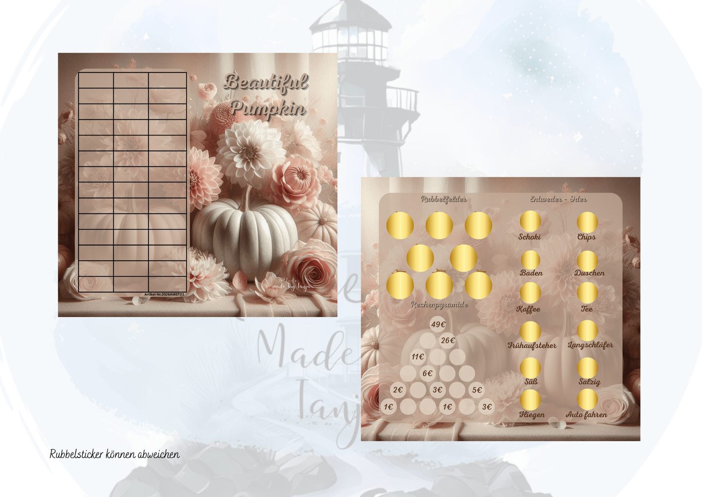 Das Große Kürbis-Sparen: 4 Challenges einzeln oder als Set