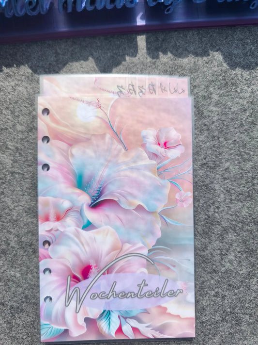 Wochenregister in zwei Designs A6