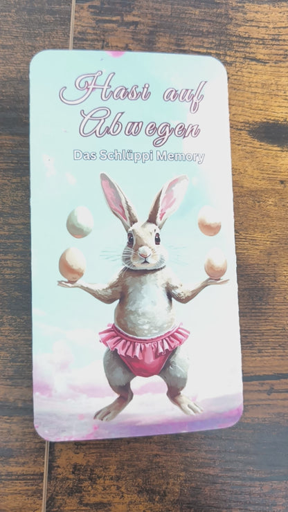 🐰💸 Sparchallenge „Hasi auf Abwegen – Das Schlüppimemory“