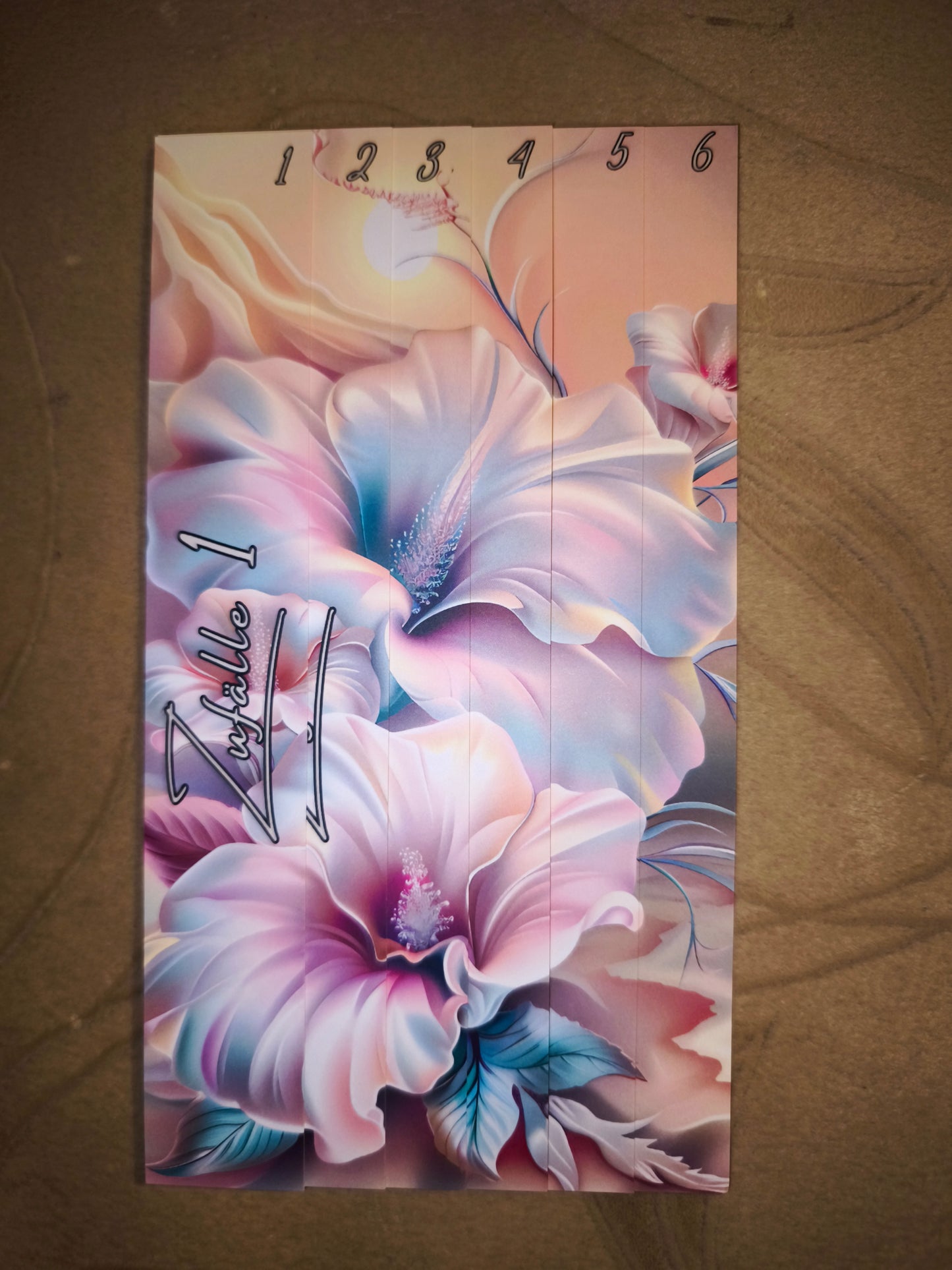 6er Zufallsregister in zwei Designs A6