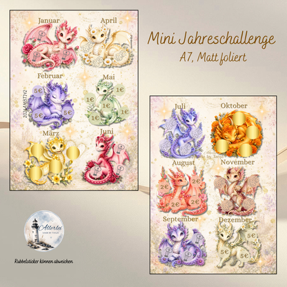 Mini-Jahreschallenge – Geburtstagsblumen A7