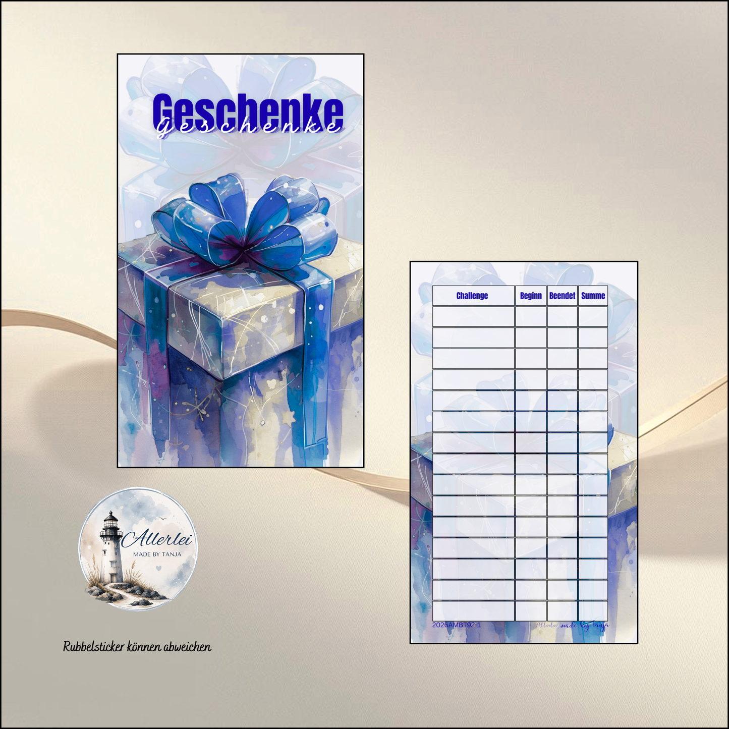Trennblätter für A6 Binder