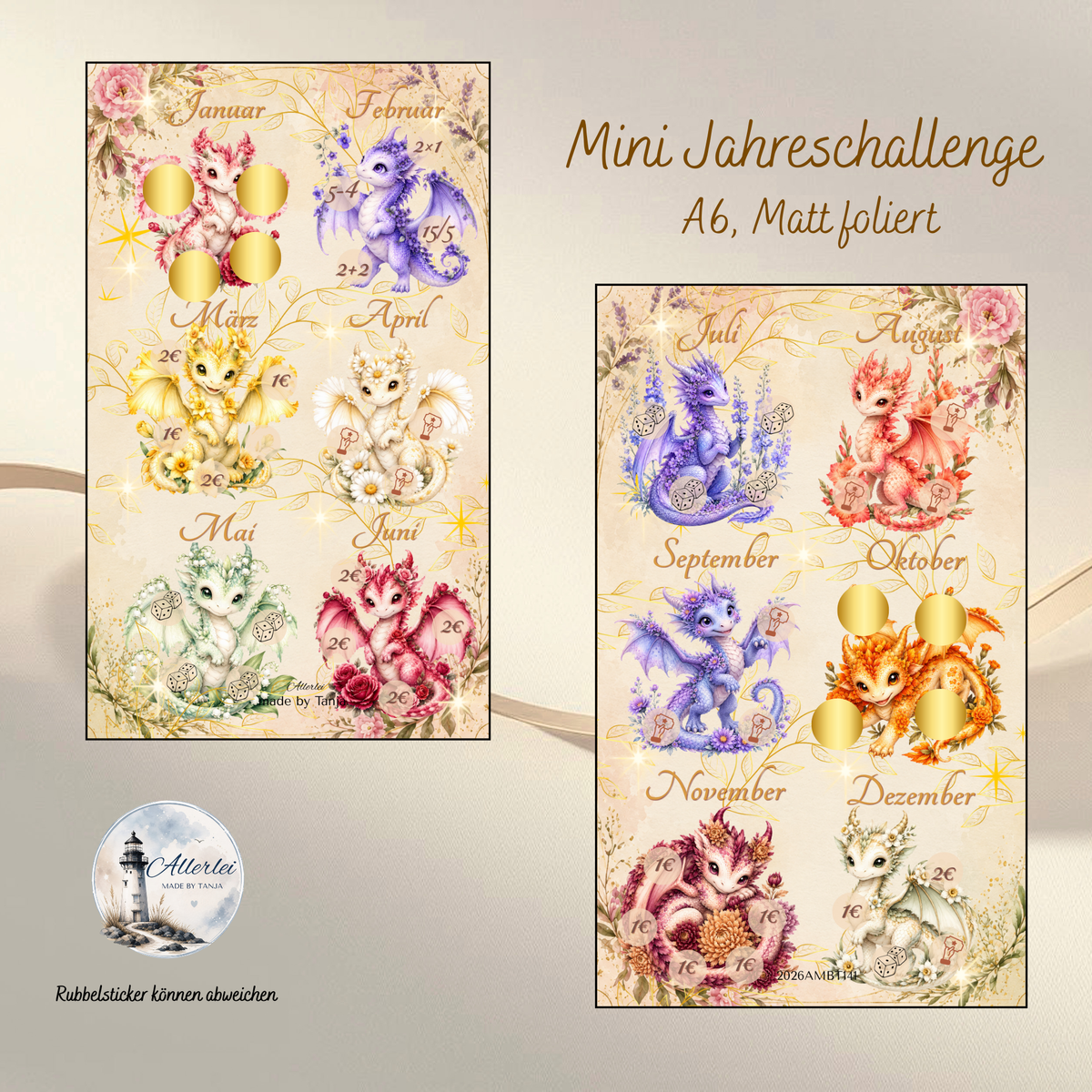 Mini-Jahreschallenge Im Zeichen der Geburtsblumen A6