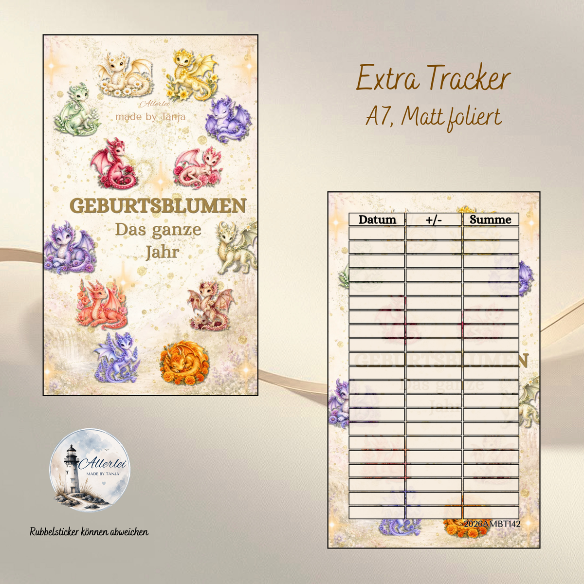 Mini-Jahreschallenge – Geburtstagsblumen A7