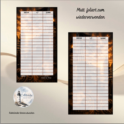 Piraten Sparchallenge Set "Käpt'n Farbgewusel" | 12er Farbdingo | Sparspiel mit 16 Losen | Wiederverwendbarer Spartacker