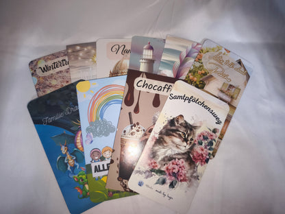 B Ware Dreierklappkarten ohne Zubehör nach Zufallsprinzip