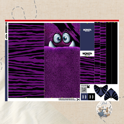 Monsta Bags DIY-Panel – Samtpanel für eine Monstertasche – by Thorsten Berger | Swafing