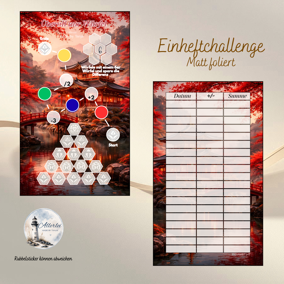 Einzelchallenge Überall nur Würfel