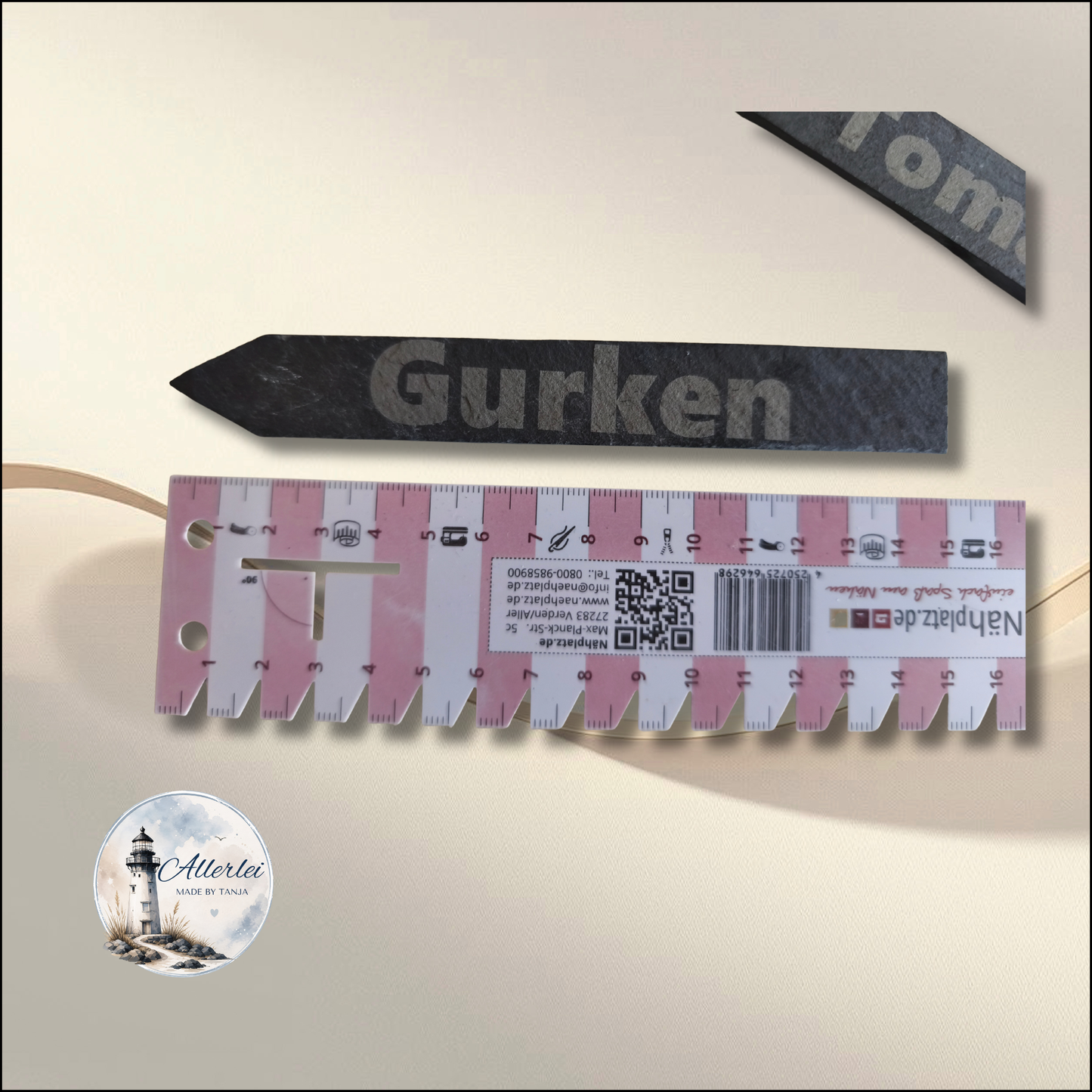 Personalisierbare Pflanzenschilder aus Schiefer – Stilvolle Beschriftung für Garten, Hochbeet & Kräuterbeet
