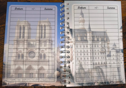 ✈️ Sparbuch A6 „Sparend zum Traumurlaub“ – Step by Step dem Urlaub näher 🌴