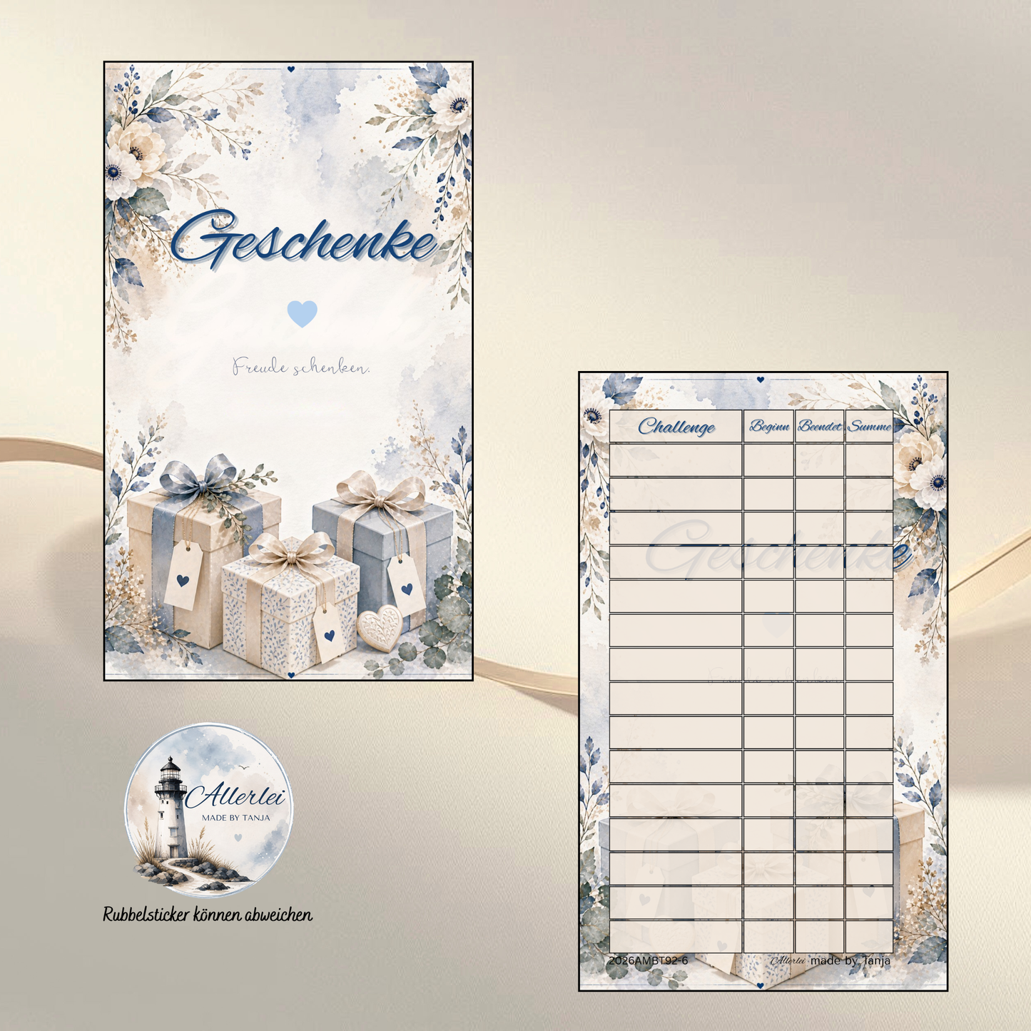 Trennblätter für A6 Binder