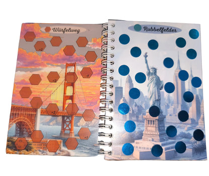 ✈️ Sparbuch A6 „Sparend zum Traumurlaub“ – Step by Step dem Urlaub näher 🌴