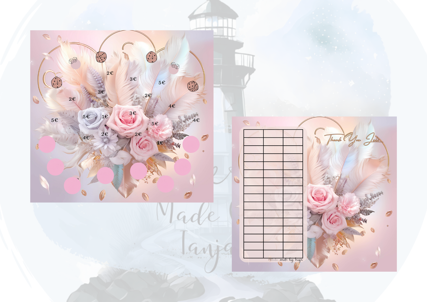 Monatsfreebies Doppelklappkarten