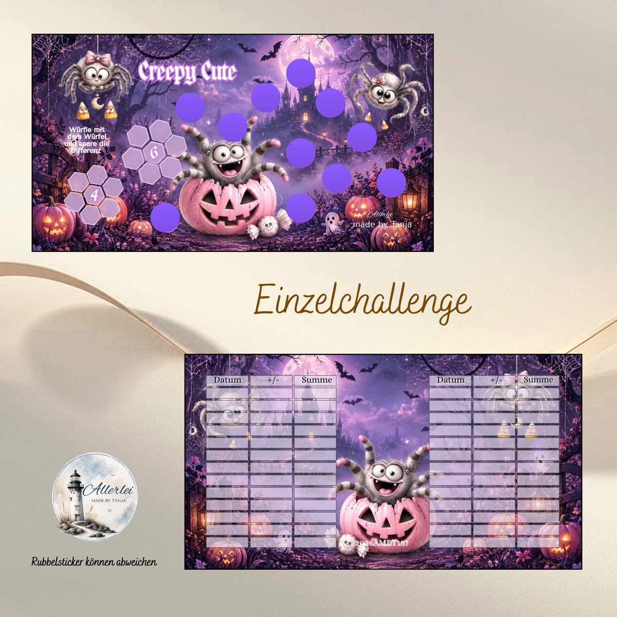 Creepy Cute – gruselige Sparchallenge
