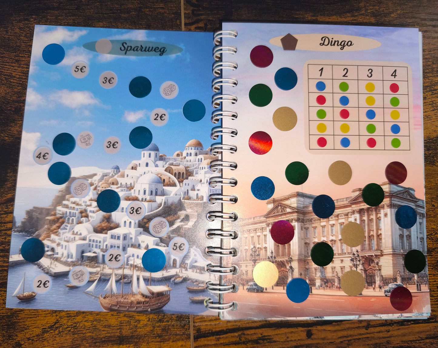 ✈️ Sparbuch A6 „Sparend zum Traumurlaub“ – Step by Step dem Urlaub näher 🌴