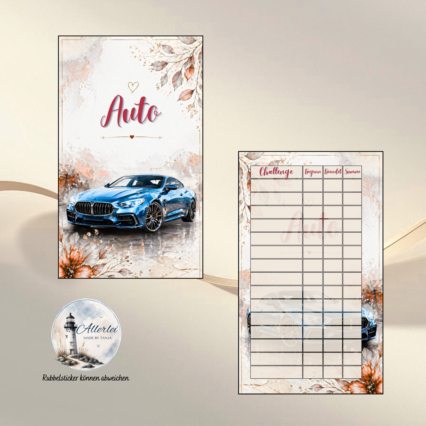 Trennblätter für A6 Binder